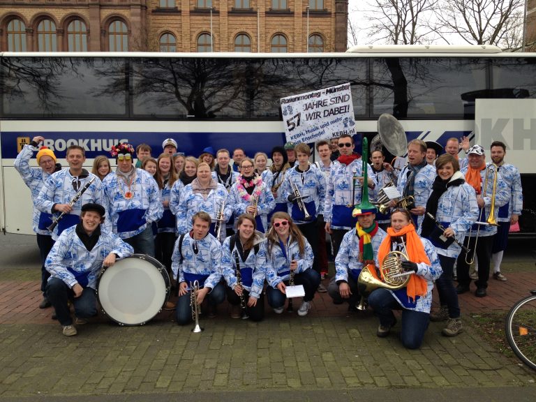 Carnavalsensemble KEBH naar Münster